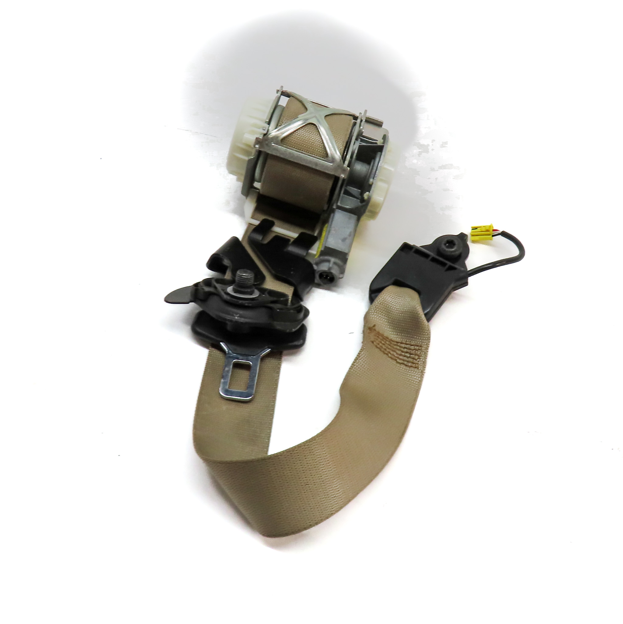 12-14 MERCEDES C250 C300 C350 (W204) RIGHT PASSENGER SEATBELT RETRACTOR (Beige) — exact item pictured